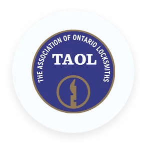The Association of Ontario Locksmiths member badge