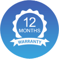 12 Month Warranty