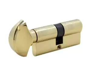 Euro profile cylinder — brass and stainless steel