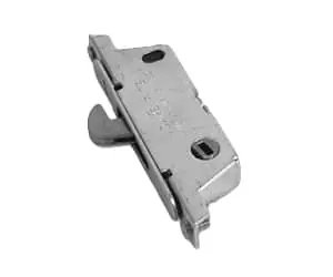 Mortise lock for glass aluminum sliding patio doors